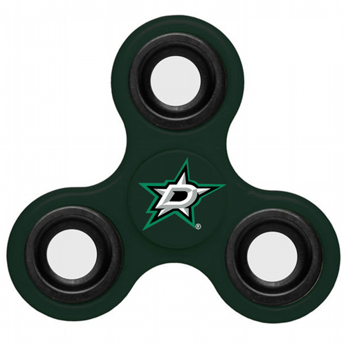 NHL Dallas Stars 3 Way Fidget Spinner J119 - Green - Click Image to Close
